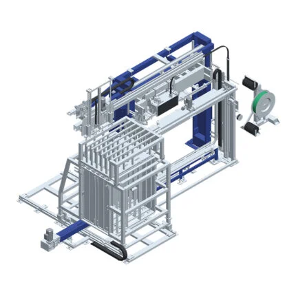 automatic strapping machine for pallets