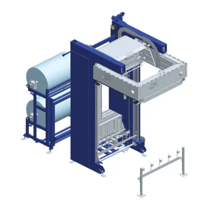 industrial pallet shrink wrap machine
